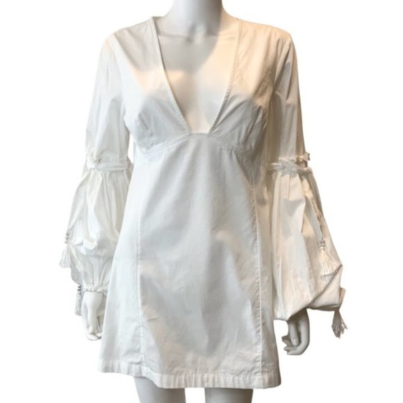 Free People Tunic Top with Balloon Sleeves - Picture 1 of 12